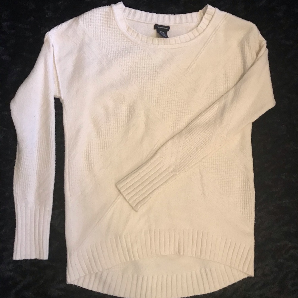 Calvin Klein Jeans white sweater